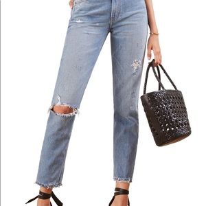 Reformation Julia High Waisted Cigarette Jeans
